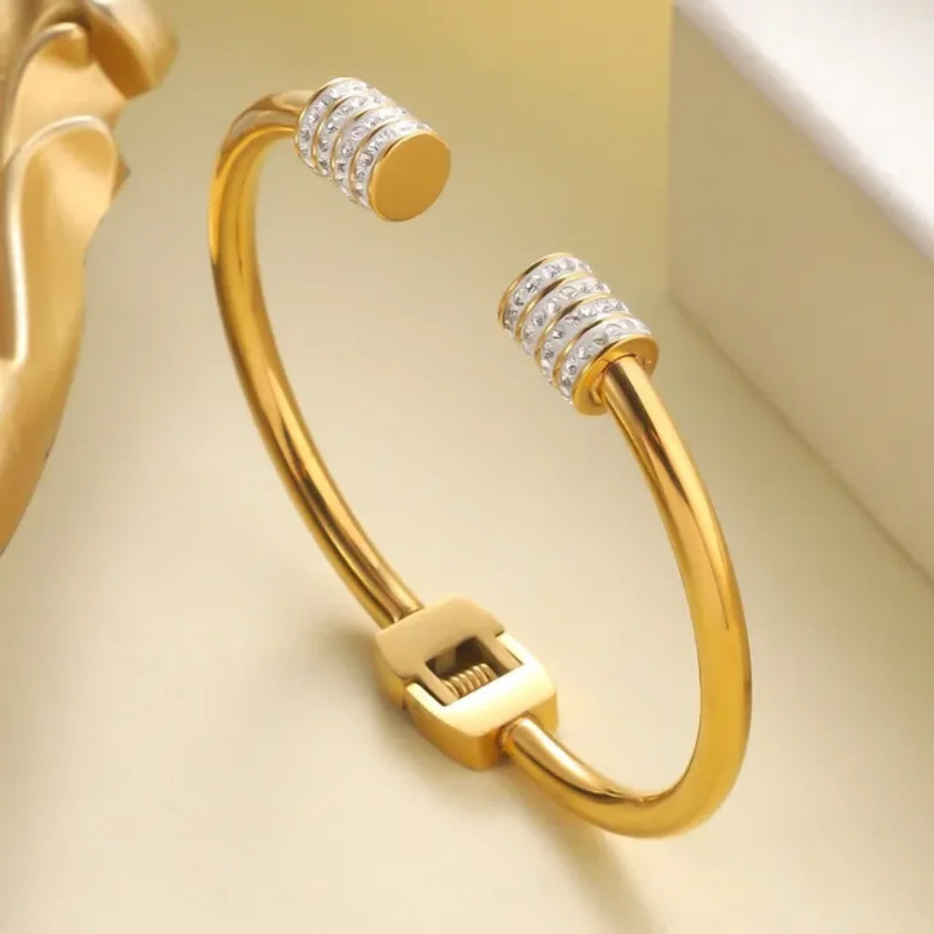 Brazalete minimalista con Circonita