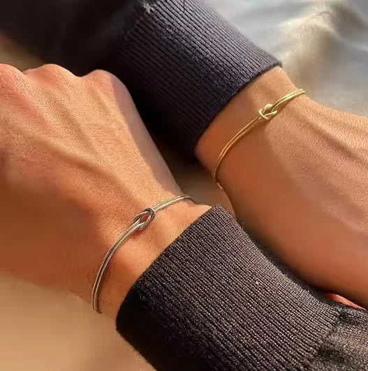 Pulsera de pareja diseño nudo