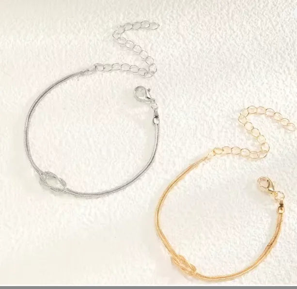 Pulsera de pareja diseño nudo