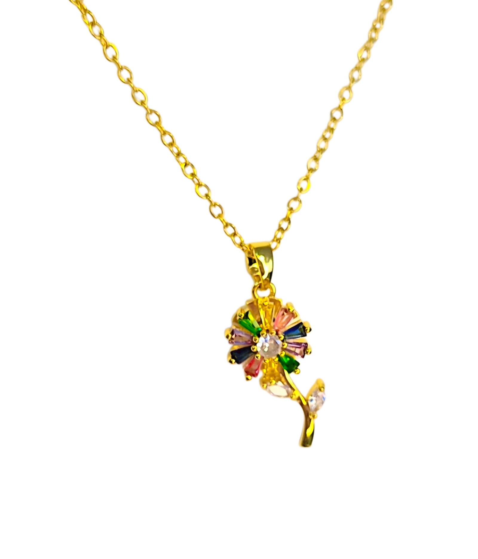 Collar flor giratorio