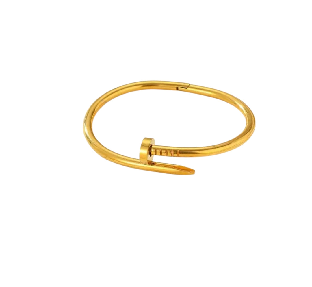 Brazalete clavo de la buena suerte